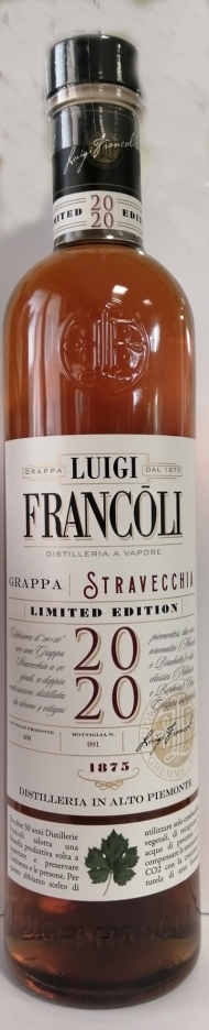 FRANCOLI GRAPPA DUE LITRI LIMITED EDITION